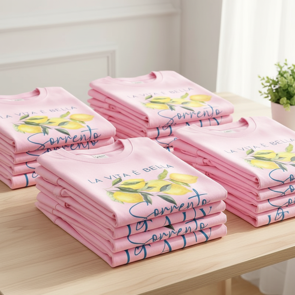 Pure cotton pink Sorrento italy shirt