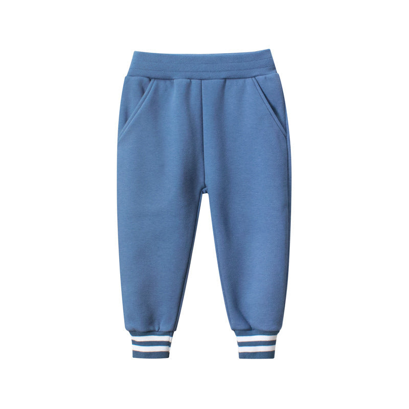 Children's Clothing Spring Girls Pants Wholesale Baby Pants Plush