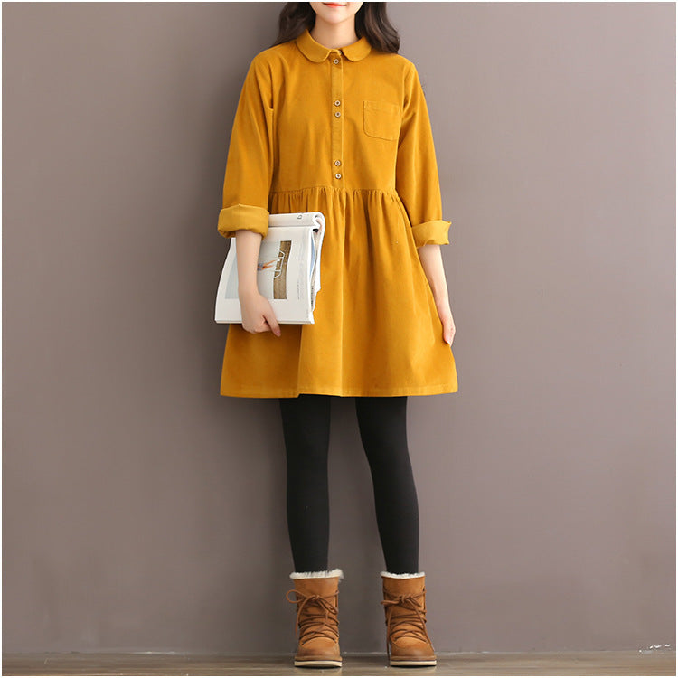 Corduroy dress