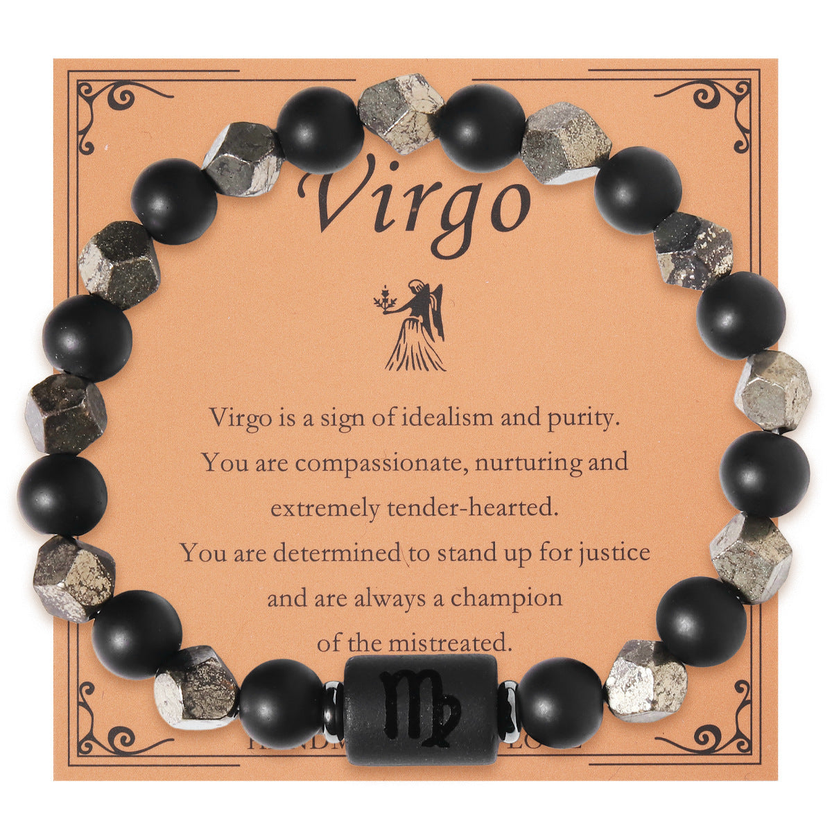 Charms | Zodiac Dark Obsidian bracelets