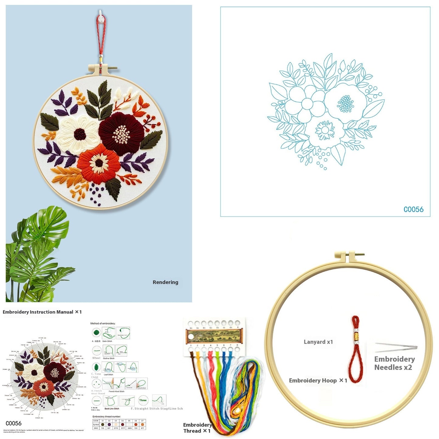 DIY embroidery kits