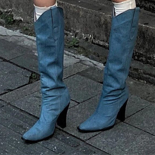 Azrael | Denim Boots