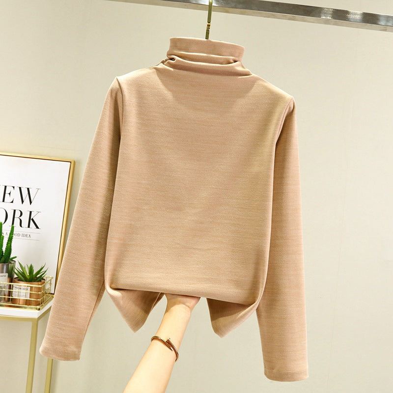 beige cotton full sleeve top