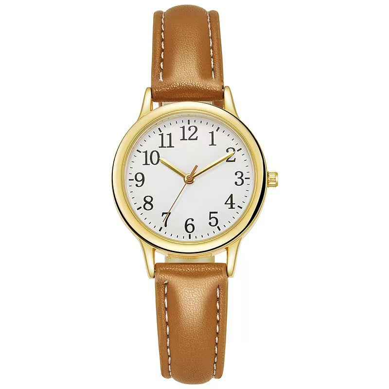 brown watch