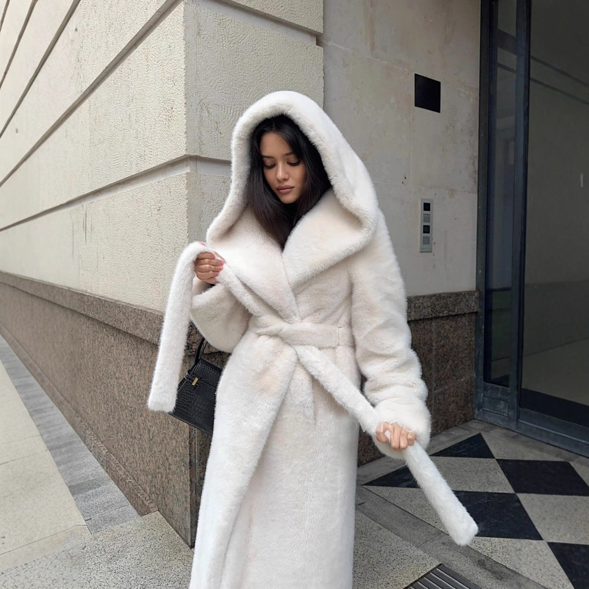 Wool | Plush Hoodie Coat