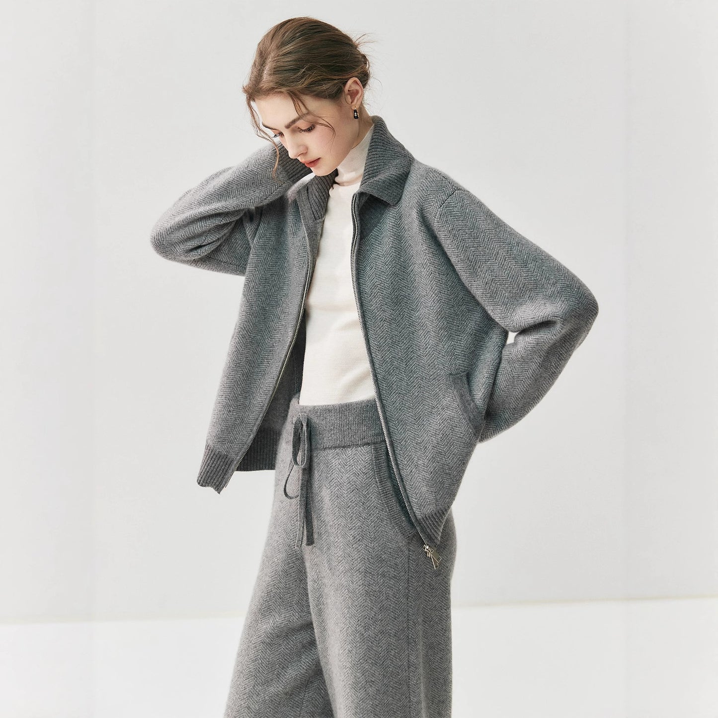 grey cashmere sets