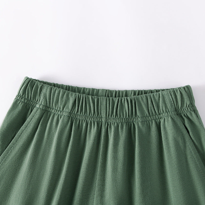 kids cotton matching set with pockets