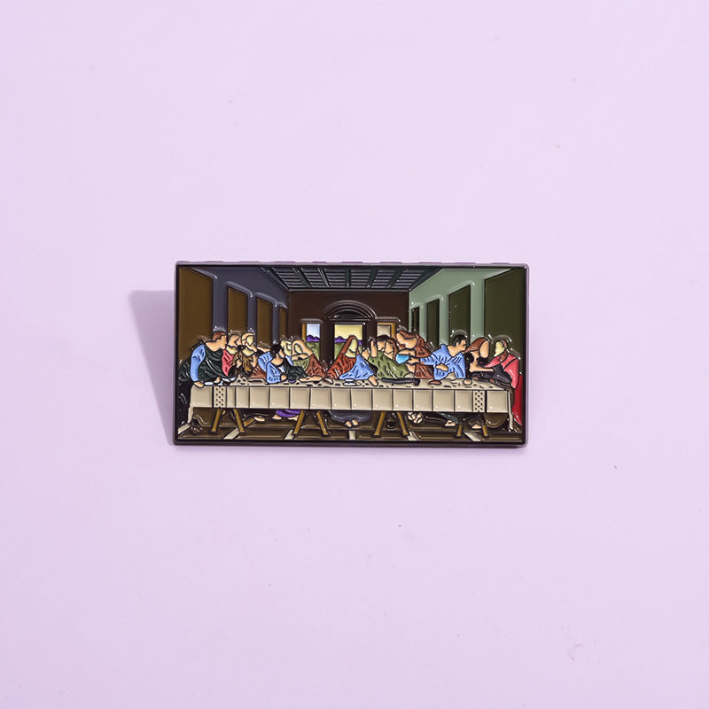 the last supper pin