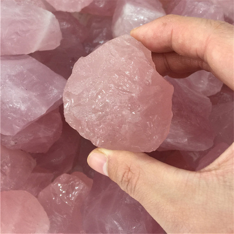 natural large pink quartz