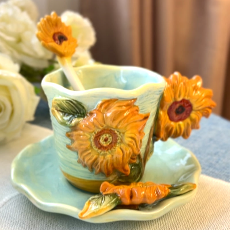 van gogh tea cup set