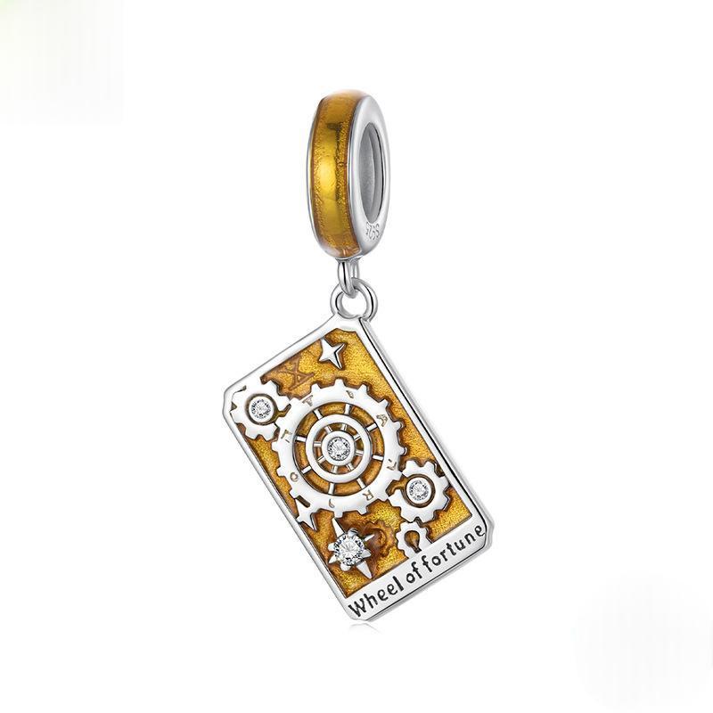 wheel of fortune tarot charm
