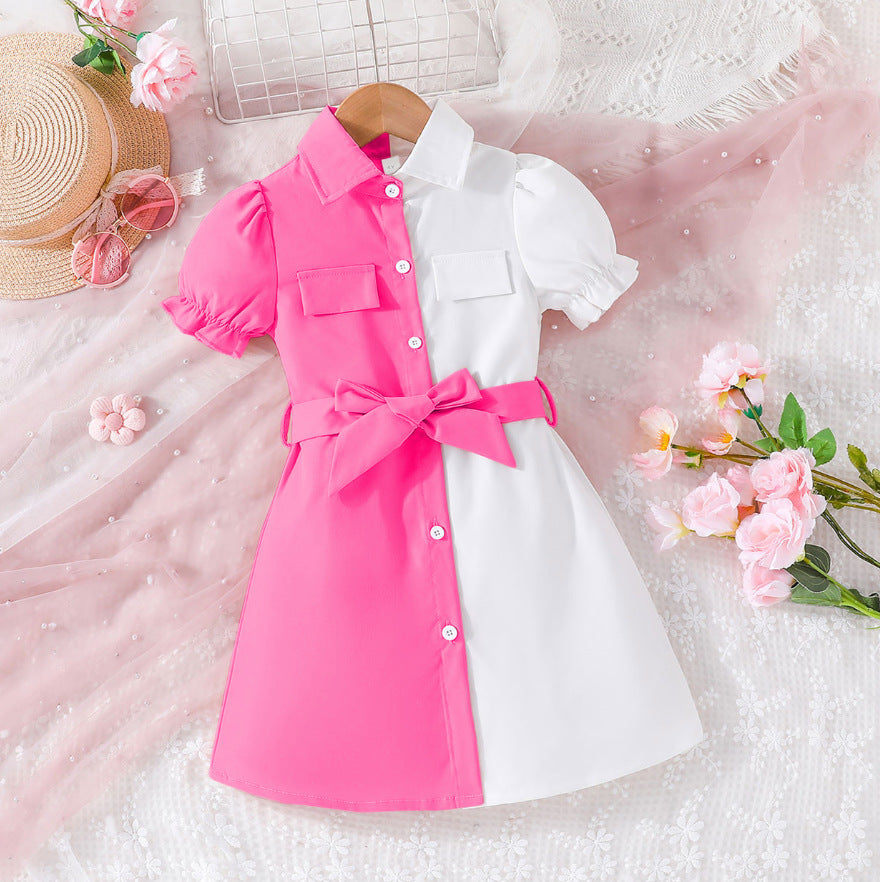 Cotton | Lantern Sleeve Kids Dress