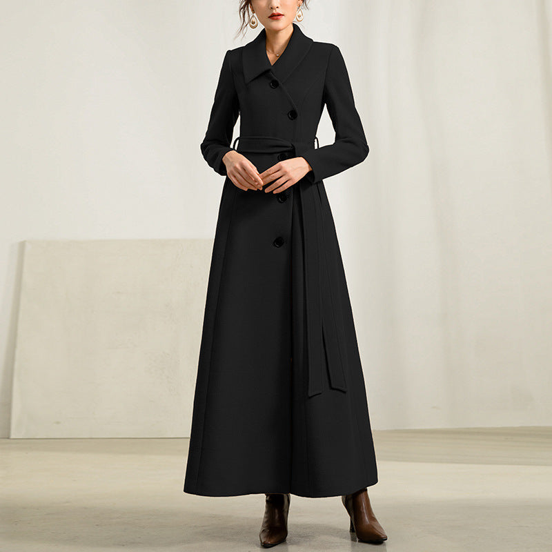 Wool | Long Cashmere Overcoat