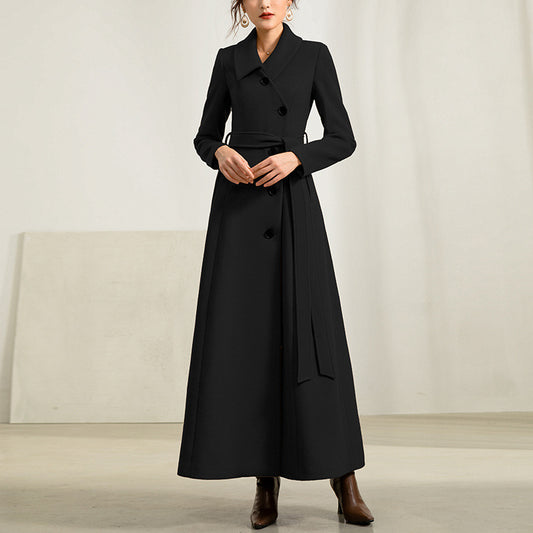 Wool | Long Cashmere Overcoat
