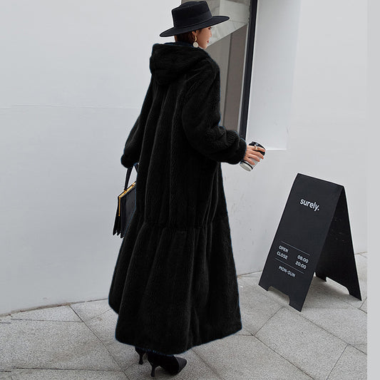 Wool | Hooded Long Coat