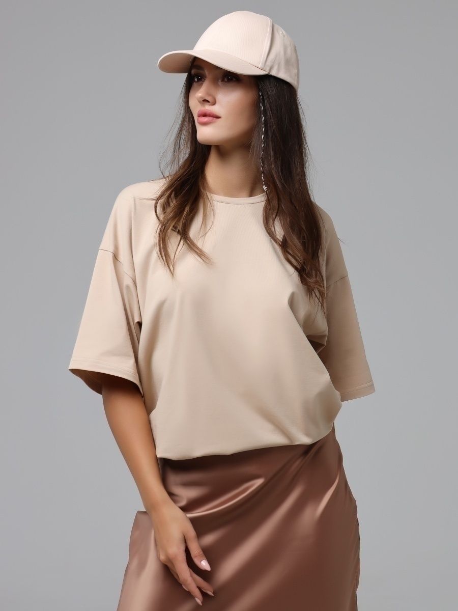 pure cotton beige t shirt