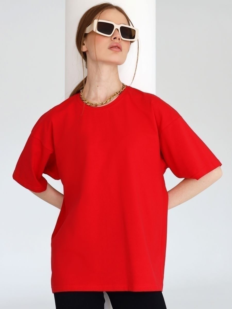pure cotton red shirt