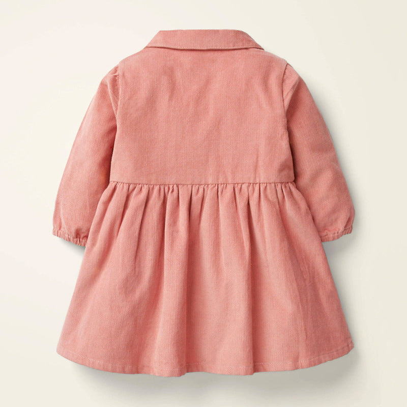 Cotton Corduroy Children's Dress