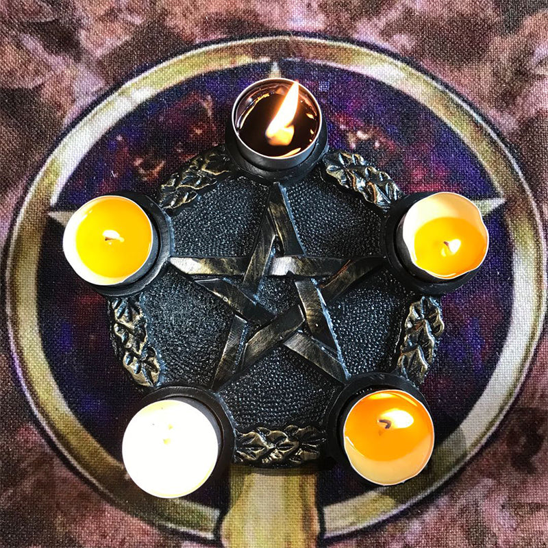 Witchy | Pentagram Altar Tealight Holder