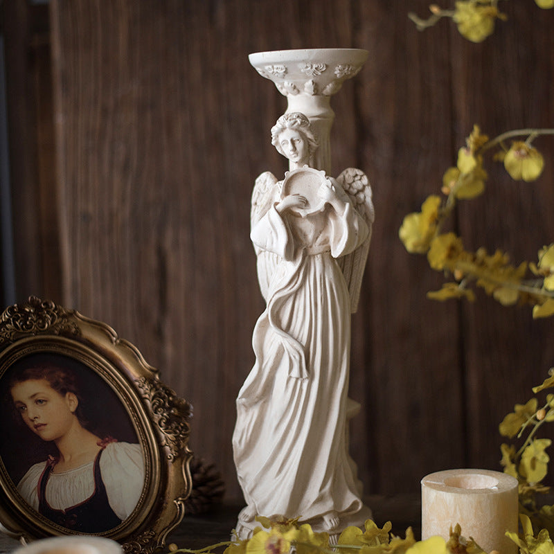 Sculpture | Athenian Goddess Candle Holder