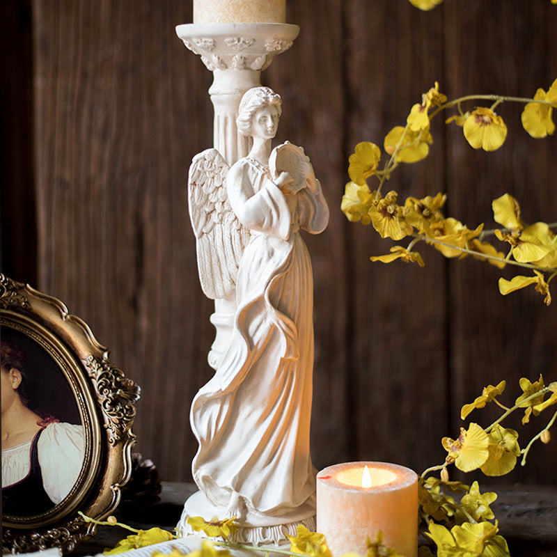 Sculpture | Athenian Goddess Candle Holder