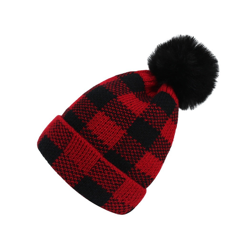 Mommy & Me | Flannel Wool Knit Toques