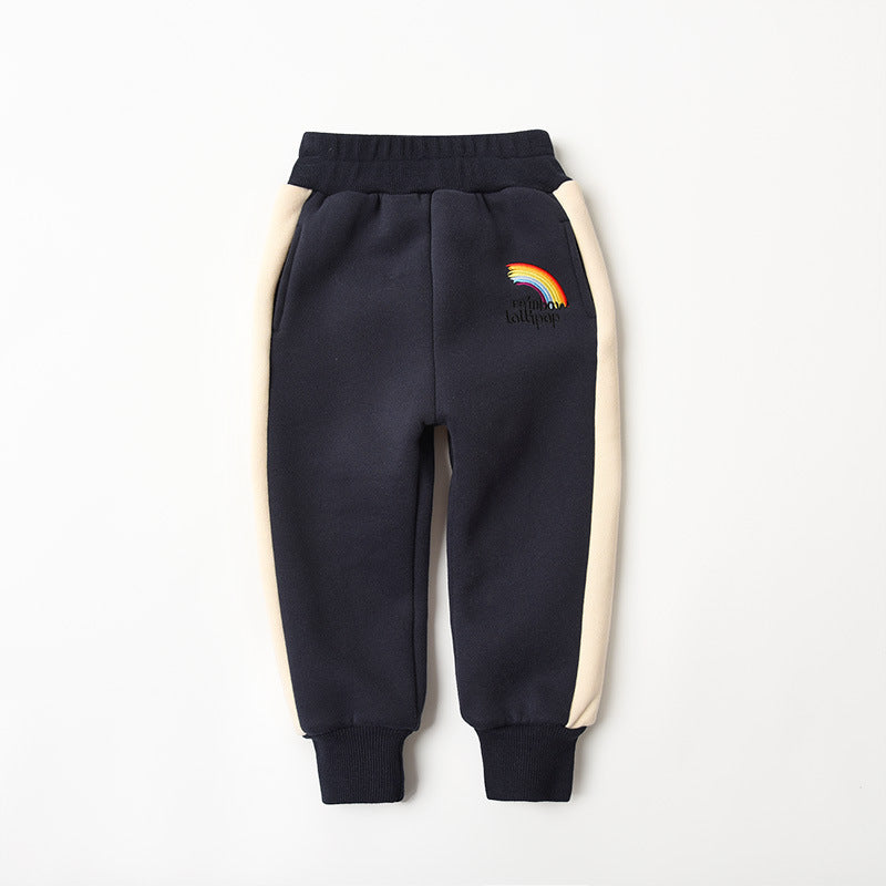 Rainbow Lollipop Cotton Fleeced Trousers