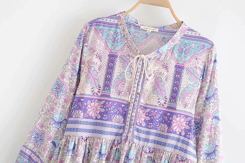 Lilac Watercolour Floral Top