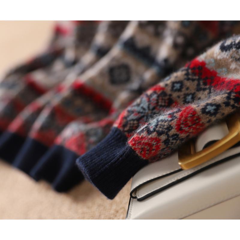 Wool | Jacquard knit sweater