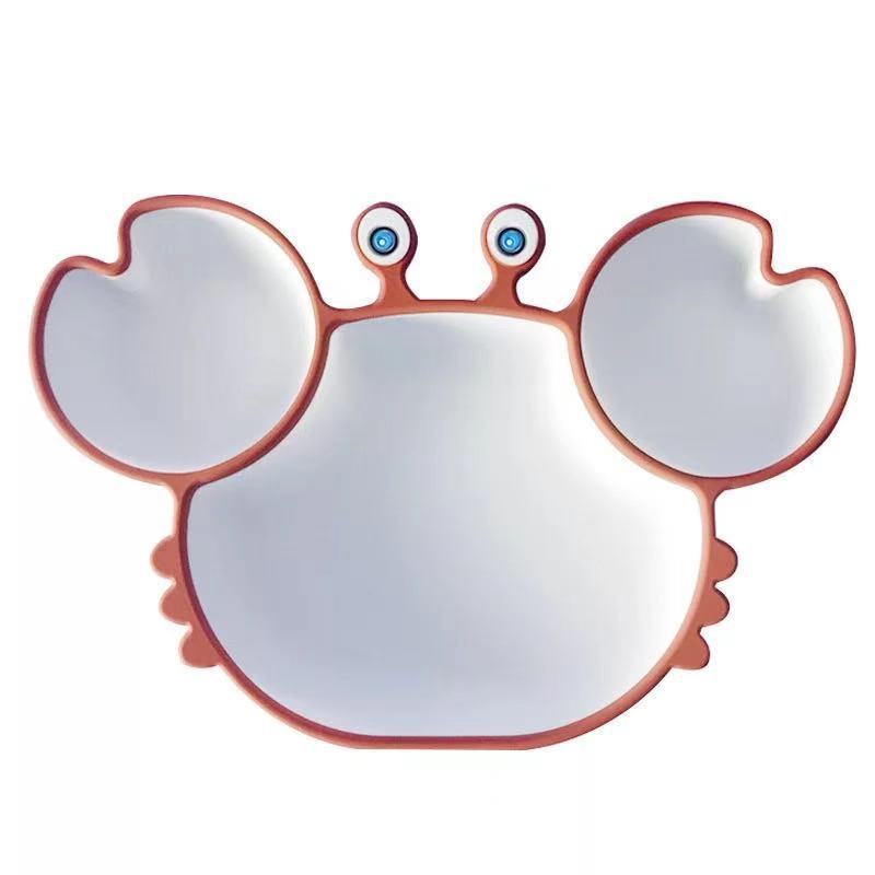 Crabby Toddler Silicone Plate