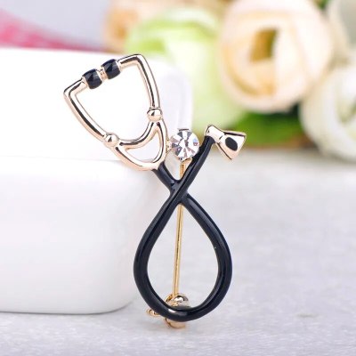 Charms | Stethoscope Brooch