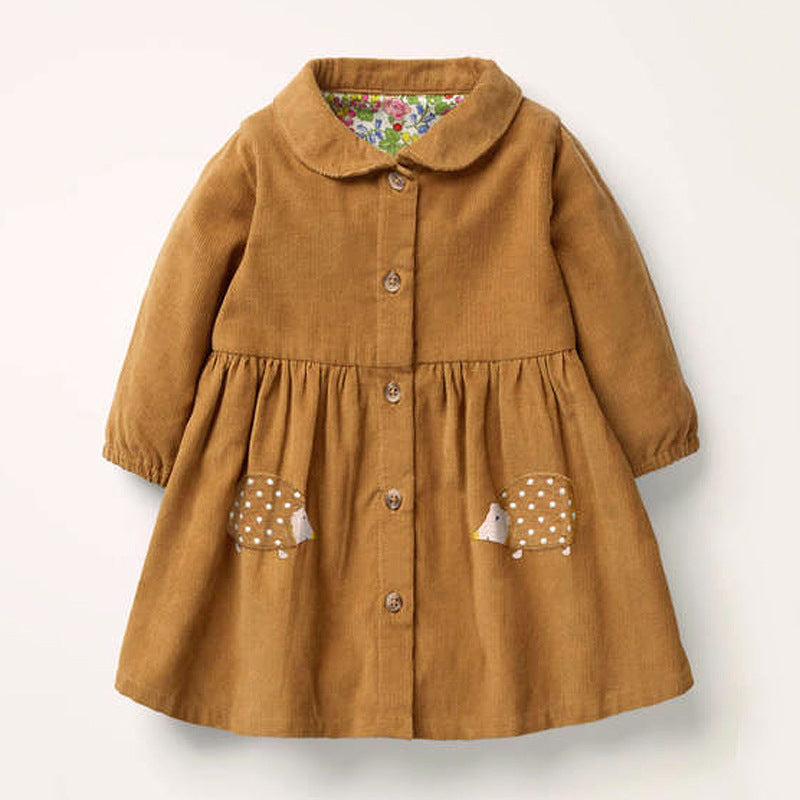 Cotton Corduroy Children's Dress