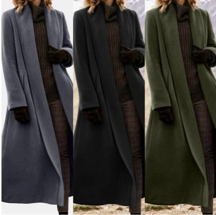 Wool | Long Cardigan Coat