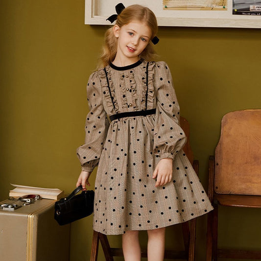 Cotton | Polka Dot Princess Dress