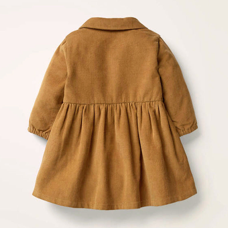 Cotton Corduroy Children's Dress