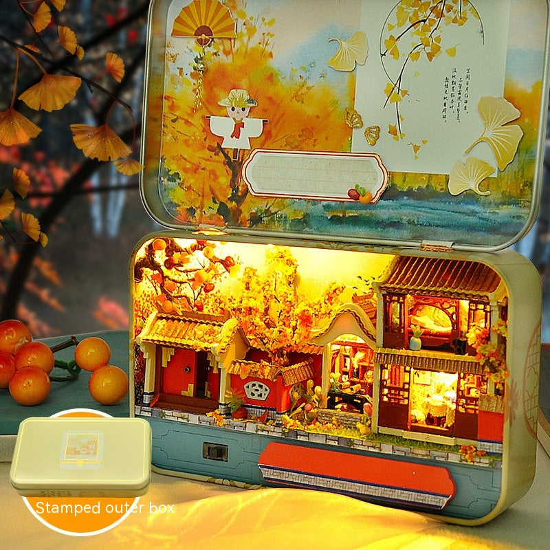 Handmade Model Diy Iron Doll House