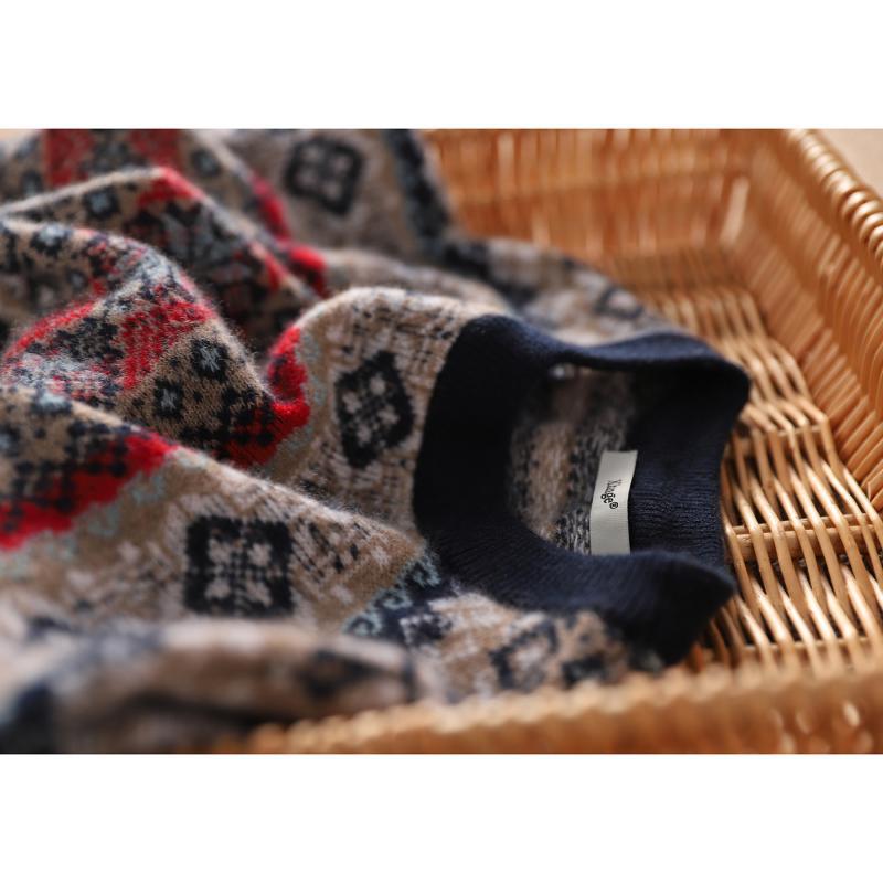 Wool | Jacquard knit sweater