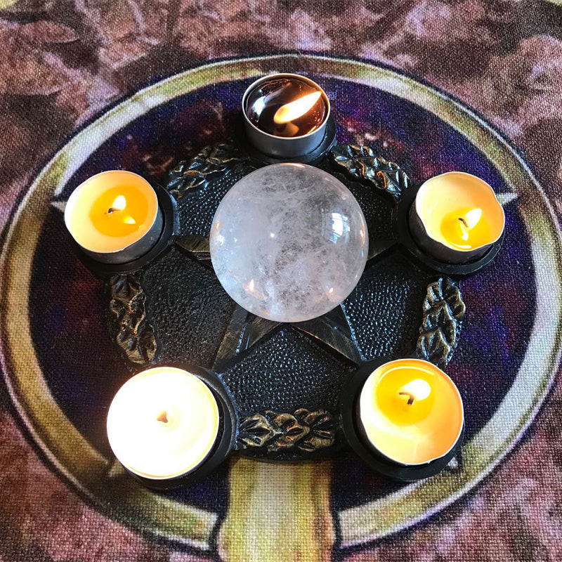 Witchy | Pentagram Altar Tealight Holder