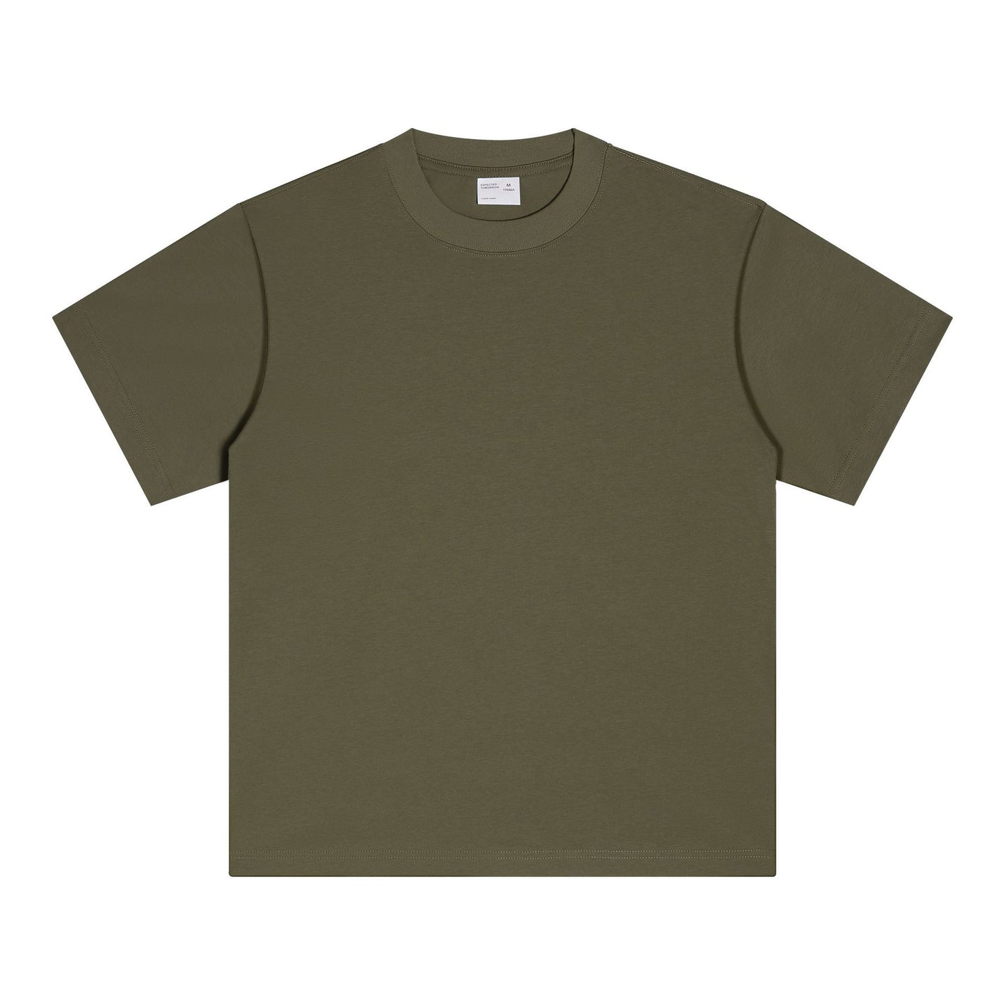 300g pure cotton green shirt