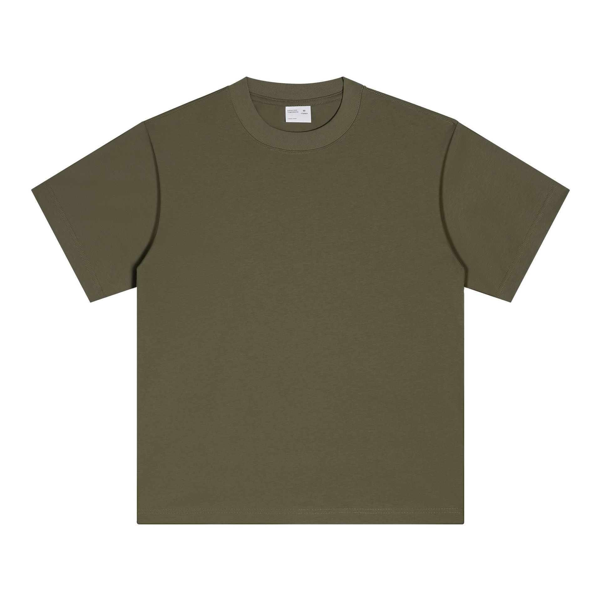 300g pure cotton green shirt