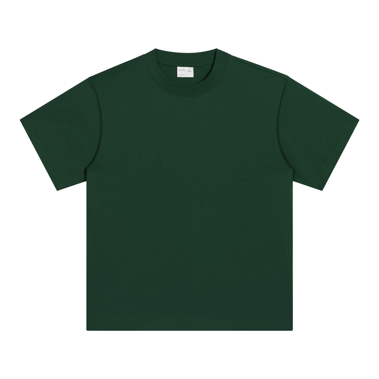 300g pure cotton green shirts