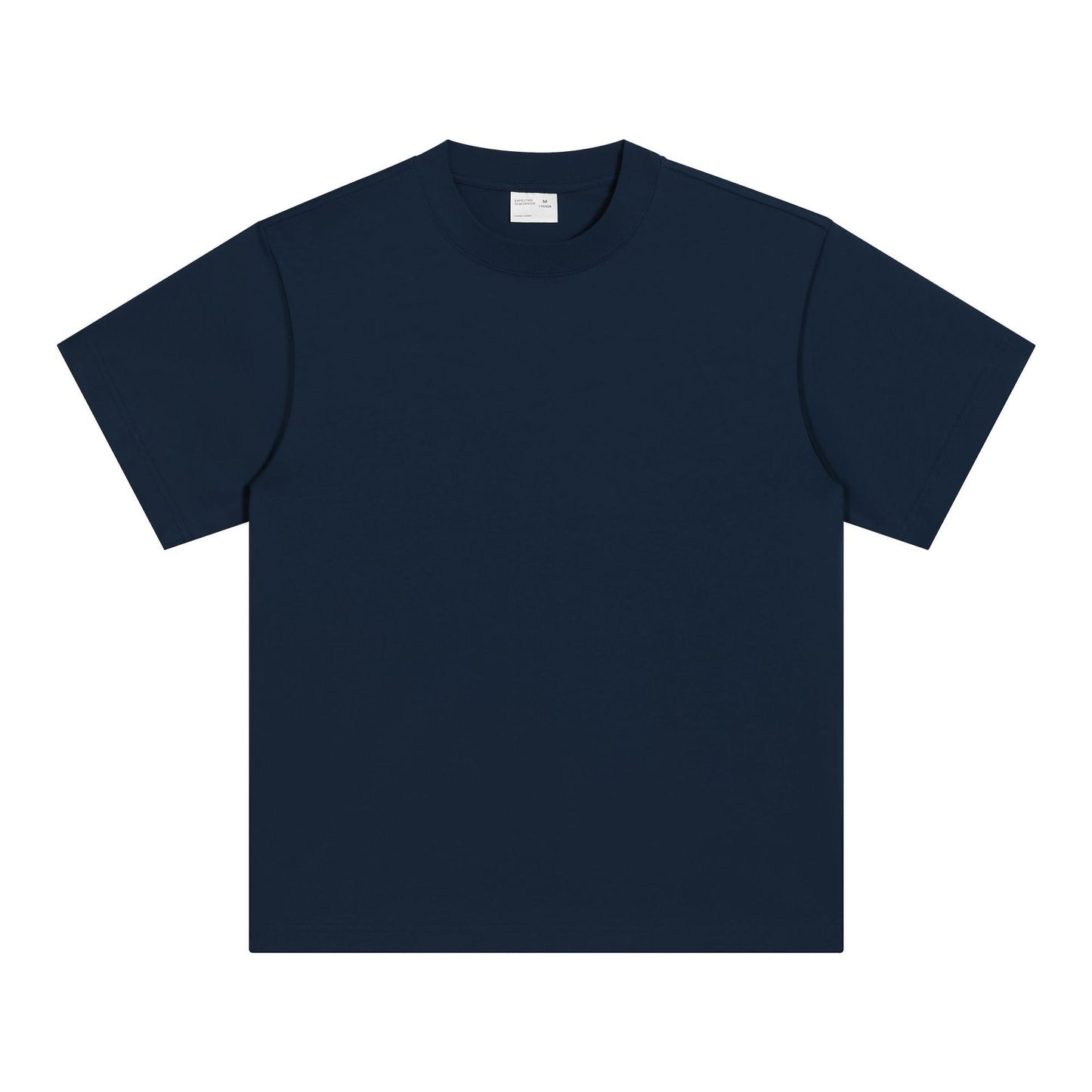 cotton navy shirt