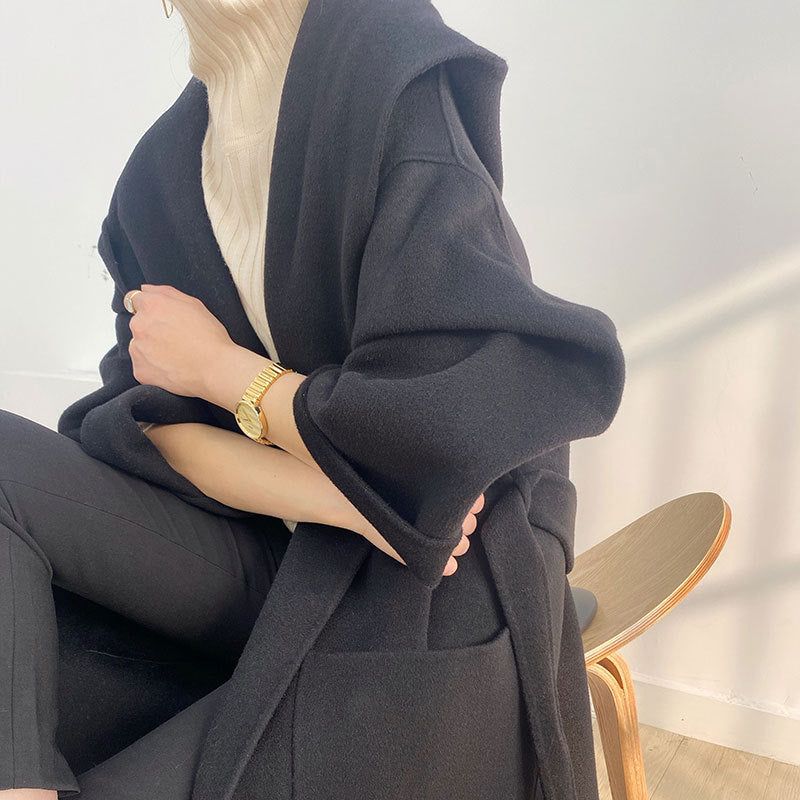 Wool | Overcoat Hoodie