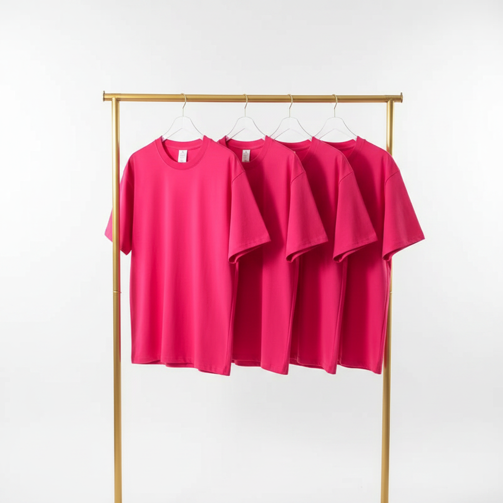 pure cotton barbie pink shirts