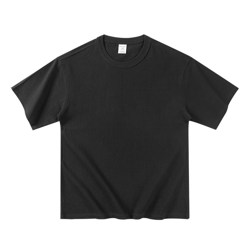 black pure cotton t shirts