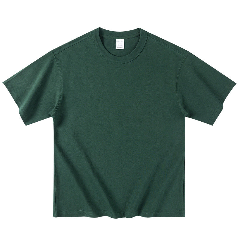 400g green pure cotton t shirts