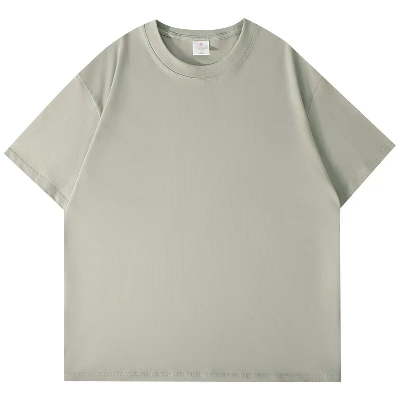 pure cotton grey green t shirt