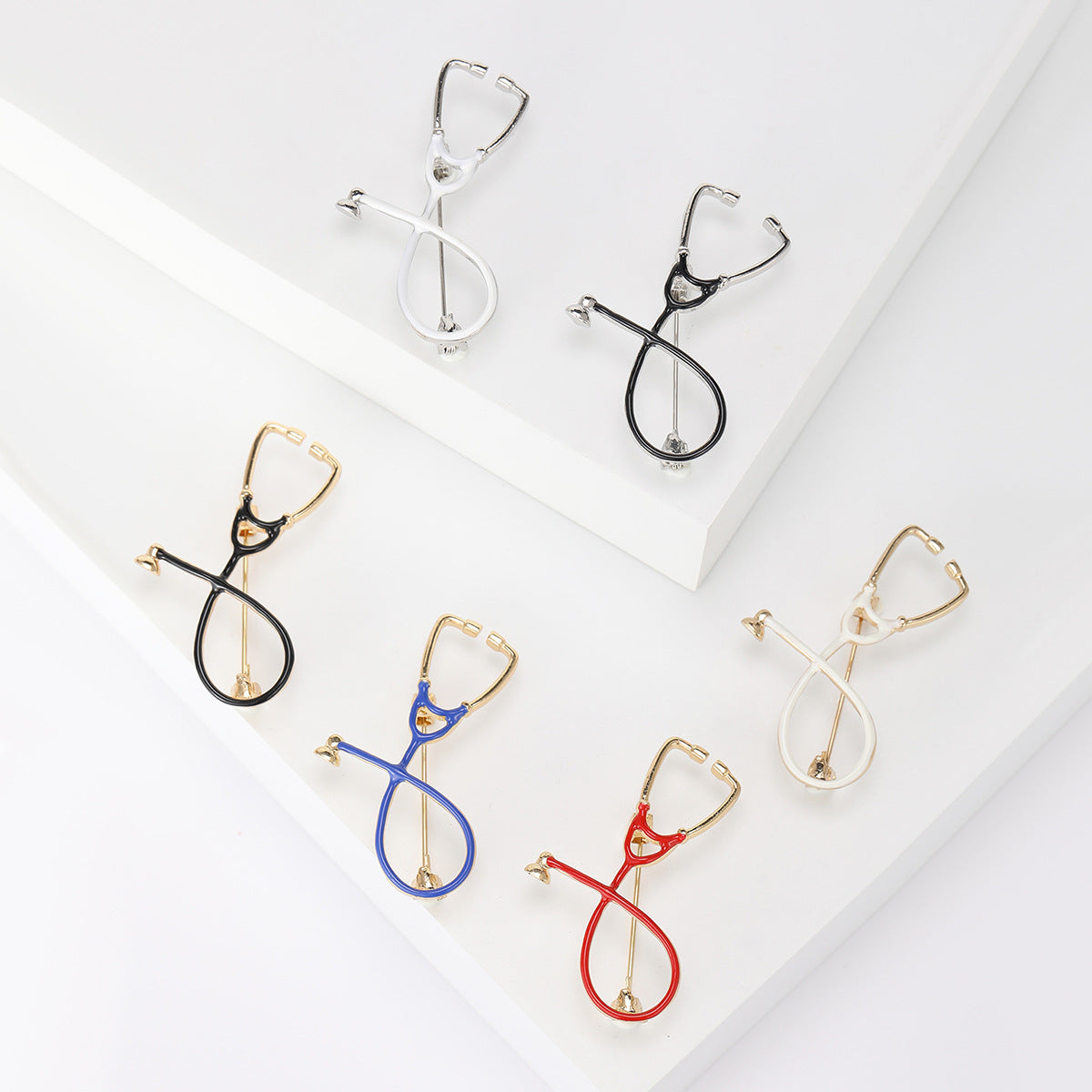 Charms | Stethoscope Brooch