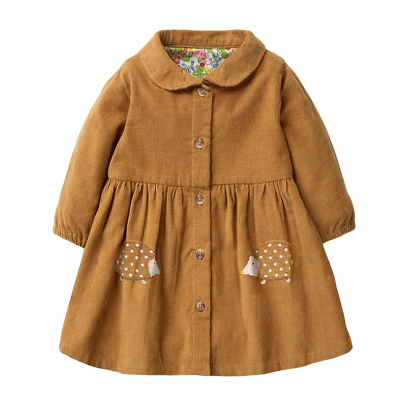 Cotton Corduroy Children's Dress