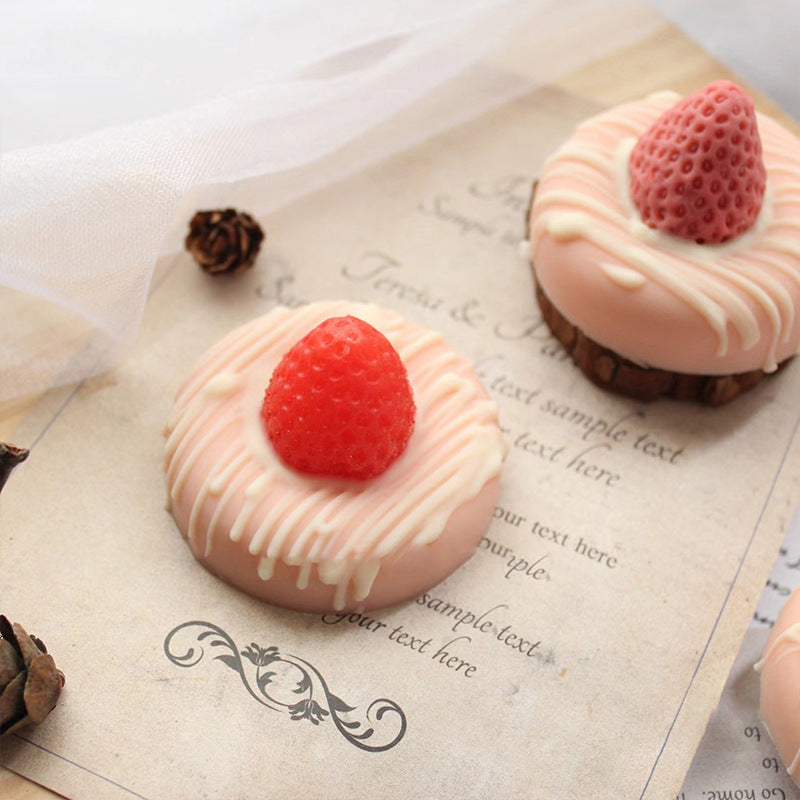 Handmade Strawberry Donut Soap